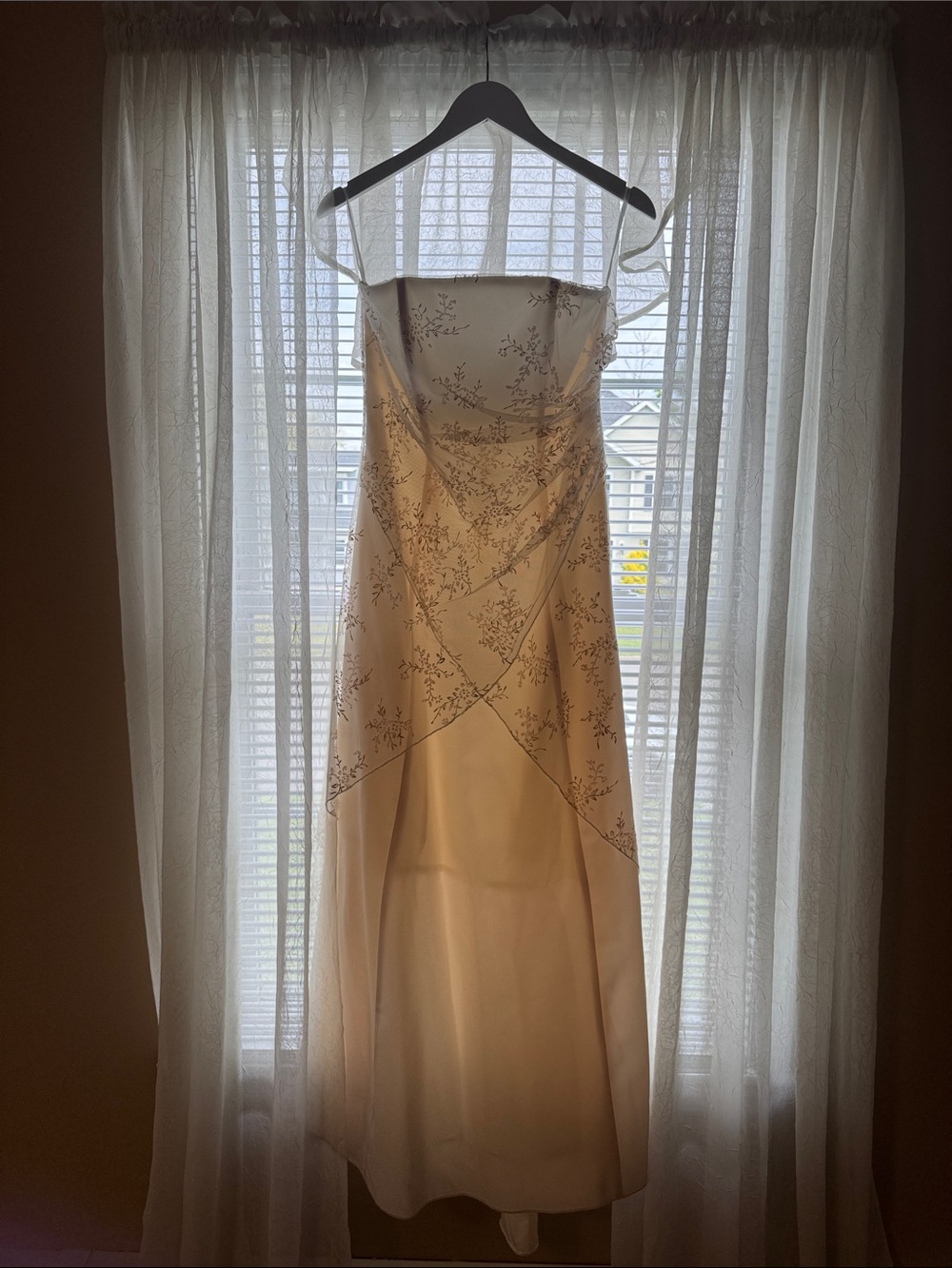 Ivory Embroidered Women's Dress